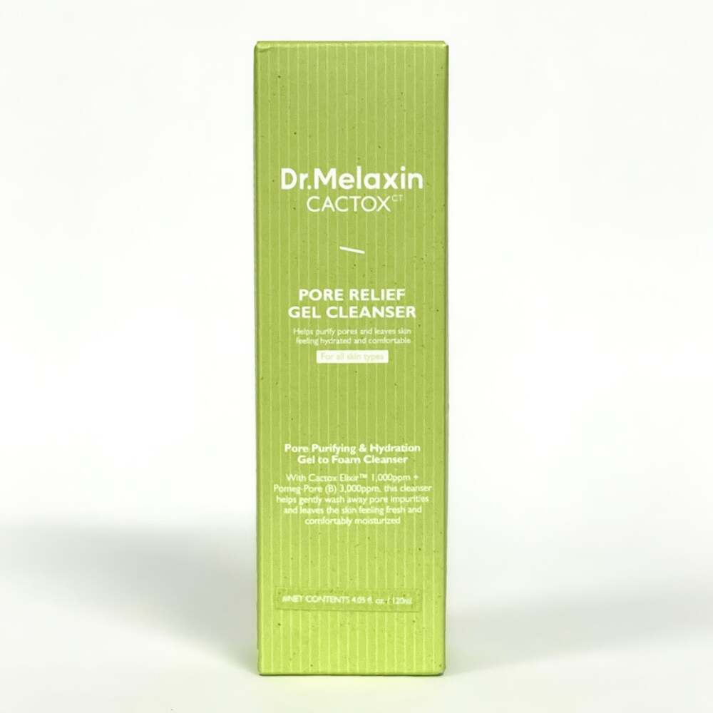 Dr.Melaxin Cactox Pore Relief Gel Cleanser 4 fl oz Korean Cactus Hyaluronic Acid